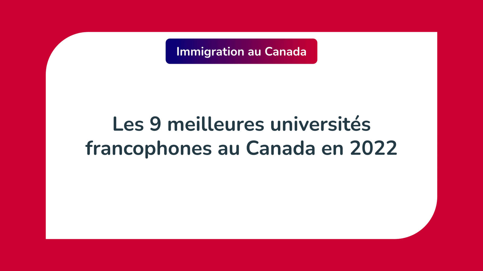 meilleures universités francophones au Canada