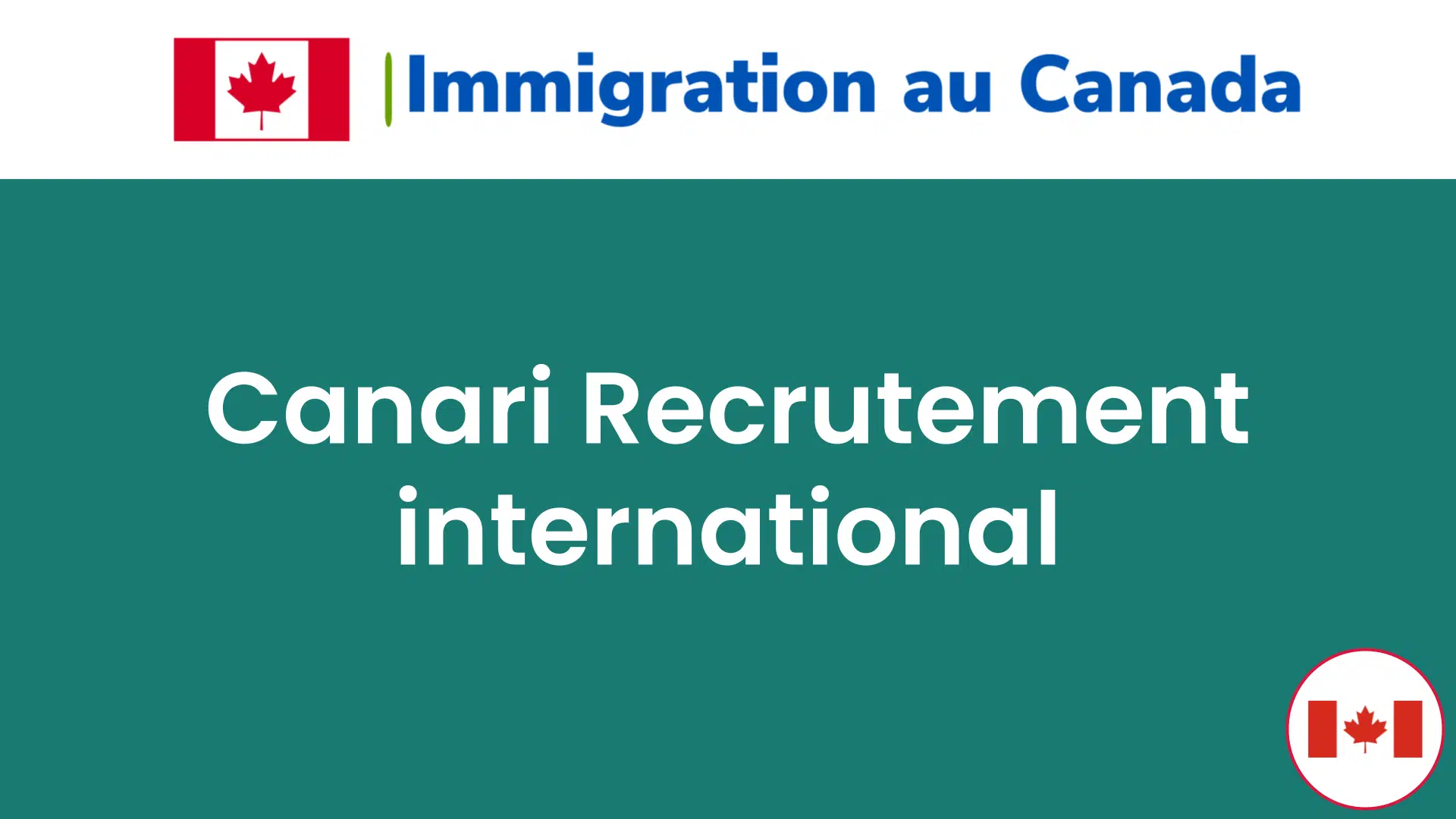 Canari Recrutement international